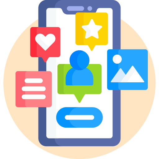 Social Media Management Icon